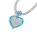 Unisex Hip Hop Men's Frozen Heart Necklace Luminous Personality Micro Inlaid Zircon Couple Style Men And Women Trendy Love Pendant_ipsvogv.com