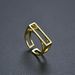 Women’s Jewelry Set Fashion Version Of INS Niche Design Simple Geometric Square Temperament Hollow Open Ring Female Hot Selling Jewelry_ipsvogv.com