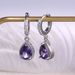 Cao Shi's New Creative Claw Set Purple Earrings And Temperament Women's Jewelry_ipsvogv.com