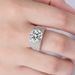 Kwai 5-Carat Full Aggressive Men's Twill Moissane Diamond Heart Eight Arrow Ring_ipsvogv.com