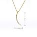 Gold Plated Sun & Moon Pendant Necklace - Copper Hollow Design, Micro Inlaid Zircon, Personalized Jewelry Gift For Women_ipsvogv.com
