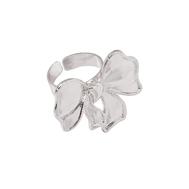 E12763 temperament high-end earrings Instagram blogger's same sweet bow ring collarbone chain_ipsvogv.com