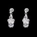 PURE DROP - Zircon Bridal Jewelry Set (Minimalist Water Drop Necklace & Earrings, Wedding Essentials)_ipsvogv.com