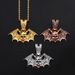 Hip Hop Halloween Skull Alloy Oil Drop Pendant With Exaggerated Personality, Men's Necklace_ipsvogv.com