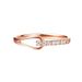 Silver Moissanite Ring Niche High End Design Finger Love Note Symbol Small Row Ring Female_ipsvogv.com