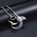 New Nordic Mythical Shark Shaped Titanium Steel Men's Pendant Necklace_ipsvogv.com