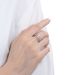 Unisex Version Of Double Layer Crown Inlaid Diamond Zircon CZ Ring Female Open Adjustable Hand Jewelry Ring Net Celebrity Style_ipsvogv.com