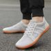 Men's Shoes flat casual shoes wide lasts flying woven sports shoes couple fitness shoes_ipsvogv.com