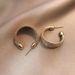 C-shaped Hoop 2022 New Trendy Personality Earrings For Women Simple Elegant Jewelry Studs_ipsvogv.com
