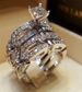 Sanjie Accessories Classic Four Claw Hollow Women's Engagement Set Fashion Couple Pair Ring_ipsvogv.com