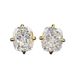 Women's Jewelry S925 Silver Gold Plated High Carbon Diamond 8*10 Earrings Cut Zircon Earrings Simple_ipsvogv.com