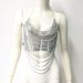 Women's Metal Rhinestone Suspenders Cool Tops Multi Layer Diamond Chain Vest Music Festival Hot Girl Outfit_ipsvogv.com