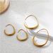 Unisex Fashion Sense Egg Shaped Stainless Steel Ear Hooks For Women Trendy Atmospheric Fashion Earrings Ins Cold Wind Ear Accessories_ipsvogv.com