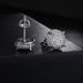 Unisex Jewelry Fashion hip hop light luxury full diamond earrings for men and women micro inlaid color separated threaded earrings trendy earrings_ipsvogv.com