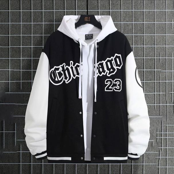 Men's Clothing Spring and Autumn fashion brand American high street Pu Shuai Youth Men's Baseball jacket men's loose casual jacket men_ipsvogv.com