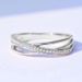 Cao Shi Hot Selling Cross Design Micro Inlaid Line Finger Fashion Style Ring_ipsvogv.com