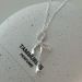 Korean Bowknot Ribbon Necklace 2024 New Light Luxury High-end Ins Style Niche Sweet Simple Clavicle Chain_ipsvogv.com