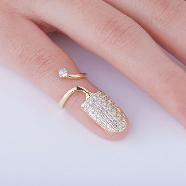 New Nail Finger Opening Adjustable Nail Ring Fashion Women's Jewelry Jewelry_ipsvogv.com