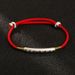 Dragon Knot Six Character Mantra Bracelet 999 Foot Silver Gold Plated Red Thai Longpo Weaving Hand Rope Women's Style_ipsvogv.com