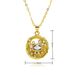 New Devil's Eye Oil Drop Necklace Card Micro Inlaid Pendant Necklace Jewelry_ipsvogv.com