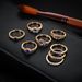 New Sparkling Diamond Joint Combination With 8-piece Ring Set For Women_ipsvogv.com