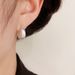 Korean Style Elegant Fashion Simple Niche Metal Brushed Small Water Drop Earrings For Women High-end Light Luxury_ipsvogv.com