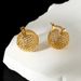 Stud Earrings Sterling Silver Braided Ball Ear Buckle Light Luxury Autumn and Winter Niche Ins Style Earrings Women's High-end Sense_ipsvogv.com