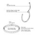 Men And Women's Jewelry Micro Inlaid 316L Nose Ring Ear Bone Stud Multifunctional Earring Hinge_ipsvogv.com
