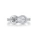 S925 Silver Moissanite Ring Surrounded By Brilliant Colored Gemstone Finger Ring Simple Personality Design All Match_ipsvogv.com