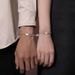 Magnetic Love Couple Bracelet Made Of Pure Sier With A Niche Design, Korean Version, Minimalist Ins, Valentine's Day_ipsvogv.com