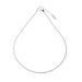 S Pure Silver Flat Snake Bone Instagram Cool Wind Blade Fashion Necklace Women's Choker Collar Chain Item Jewelry_ipsvogv.com