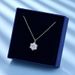 Snowflake Necklace Women Classic Fairy Rose Gold Clavicle Chain Inlaid Diamond Valentine'S Day Gift_ipsvogv.com