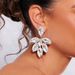 New Premium Leaf Earrings Ladies Gala Party Luxury Rhinestone Earrings Earrings_ipsvogv.com