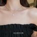 Genuine Gold Electroplated Pearl Double-layer Necklace With Creative Love, Sweet Collarbone Chain, Niche Instagram Style_ipsvogv.com
