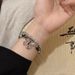 style Natural Stone Butterfly Bead Double Layered Bracelet For Women With A Cold And Aloof New Chinese Style, Niche_ipsvogv.com
