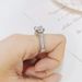 Classic engagement ring for women, inlaid with zircon and platinum popular jewelry_ipsvogv.com