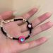 Dopamine Black Powder Monster Bracelet With Light Luxury, High Grade, And Niche Design, Simple Handstring, Cold Style,_ipsvogv.com