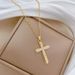 【 】 Cross Light Luxury Charm Gorgeous Full Diamond Necklace Women's Versatile Clavicle Titanium Steel Chain_ipsvogv.com