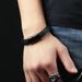 Hot Selling Leather Braided Rope Korean Style Men's Woven Bracelet_ipsvogv.com