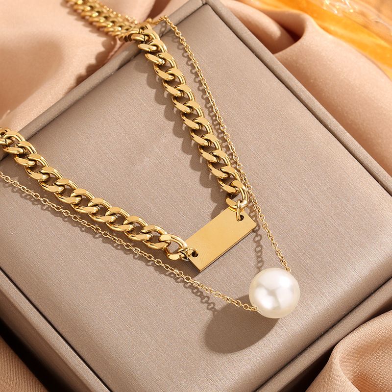 Full Body Titanium Steel Necklace For Women's Hip-hop, Foldable Autumn Winter Sweater Chain, Versatile And Fashionable_ipsvogv.com