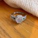 White Marrow Pigeon Egg Ring, Jade Temperament, Versatile Fashion Personality, Light Luxury Ice Ring_ipsvogv.com