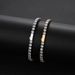 Men's Jewelry Set 4mm Spring Buckle Stainless Steel Tennis Chain Hip Hop Zircon Necklace High Grade Titanium Steel Men's Bracelet_ipsvogv.com