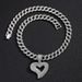 New Hot Selling Personalized Ins Love Cuban Couple Light Luxury Hip Hop Necklace_ipsvogv.com