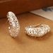 Metal Wind Winding Hollow Earrings Female Braided Earrings Irregular Niche Personality Commuting Summer All Match Earrings_ipsvogv.com