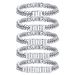 Men's Jewelry Personalized Jewelry DIY Accessories Stainless Steel Double Woven Chain Bracelet Steel Color Spring Water Jewelry_ipsvogv.com