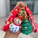 Christmas Keychain Christmas Tree Santa Claus Reindeer Snowman Soft Plastic Figurine Bag Pendant Small Gift_ipsvogv.com