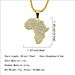 Hot selling hip-hop personalized diamond inlaid map pendant necklace_ipsvogv.com