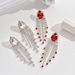 Women’s Jewelry Set Fashion Catwalk Style Exaggerated Gem Rhinestone Water Drop Tassel Earrings Ear Studs Suitable For Ladies To Wear At Party Dinners_ipsvogv.com