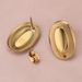 Stainless Steel Earring Accessories, DIY Handmade Circular Bead Earrings, Vacuum Gold-plated Earrings_ipsvogv.com