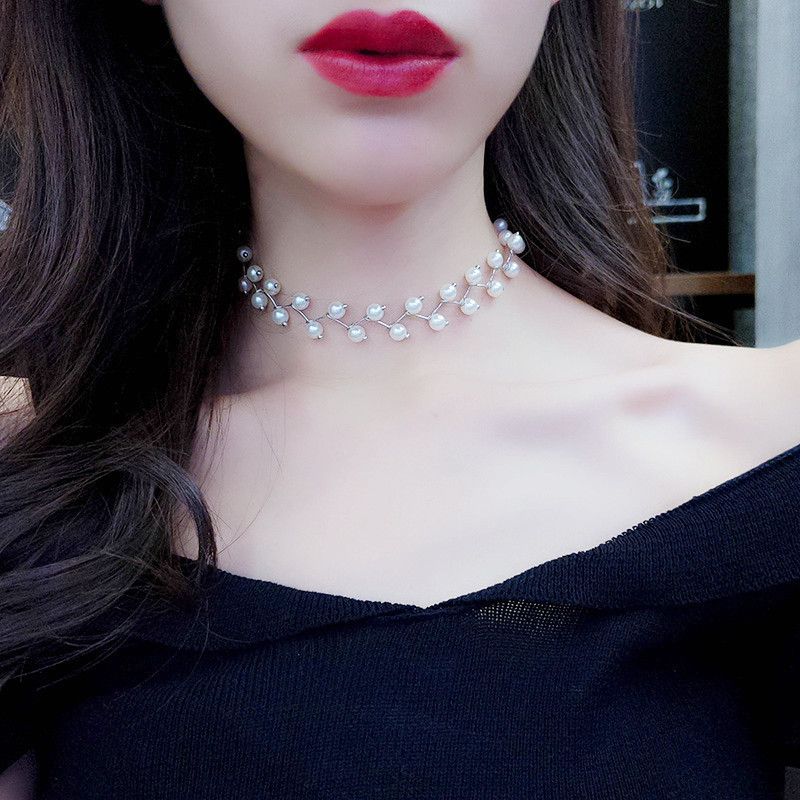 Super Beautiful Versatile Necklace For Women Lace Collarbone Korean Style Jewelry Neckband Choker Simple Student Neck_ipsvogv.com